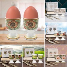 2pcs Ceramic Egg Cup Soft Hard