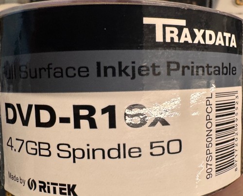 Ritek traxdata dvd 16x - 16x, white