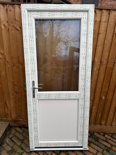 New white upvc - upvc, half
