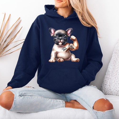 French bulldog love mom dog - french,