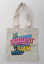 New! LUSH Be Excellent to Each Other Bill & Ted canvas tote bag shopper cotton