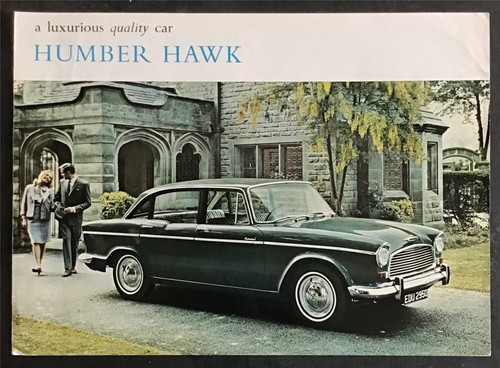 Humber hawk car - humber, brochure