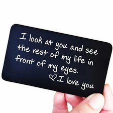 Romantic Wallet or Purse Card