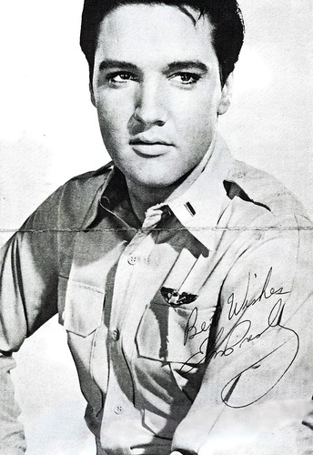 Elvis presley signed - elvis,