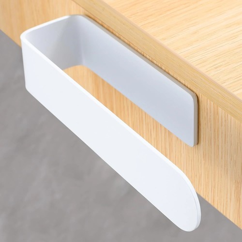 White hand towel holder - towel, self