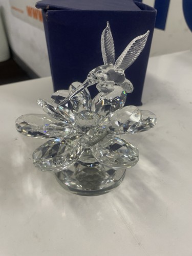 Glass kingfisher ornamental - glass,