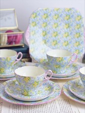Shelley Primrose Chintz tea