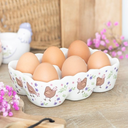 Hen chicken floral print - chicken,