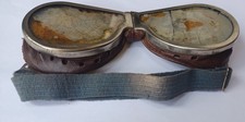 VINTAGE 1930S HARRY NEWBOLD GOGGLES FOR AIRMEN & MOTORISTS AVIATION/WW1/WW2