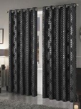 FOIL GEO BLACKOUT CURTAINS