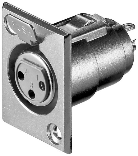 Pin xlr female socket - pin,