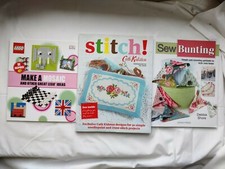 Bundle Of 3 Craft Books: Stitch!- Cath Kidston, Lego Ideas & Sew Bunting