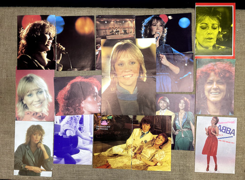 Vintage abba magazine - vintage, cut