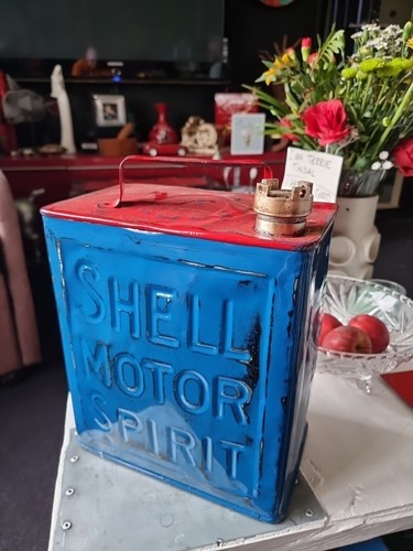 Vintage shell petrol