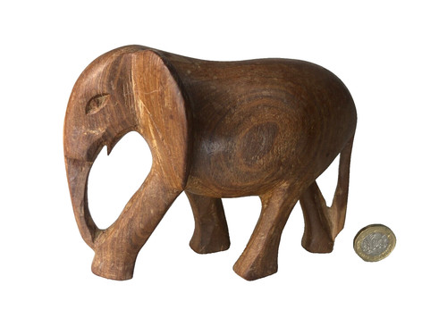 Elephant ornament animal wood - ornament,