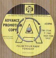 DON DUGGAN*I'LL BE YOUR BABY TONIGHT*DEMO*FOLK*ROCK*PYE RECORDS*LISTEN