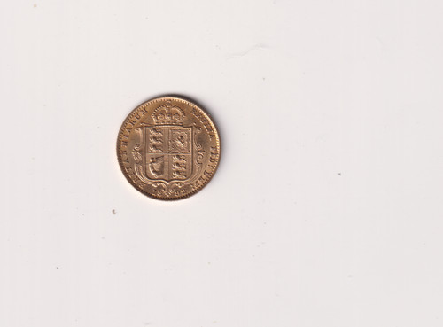 Queen victoria gold half - queen,