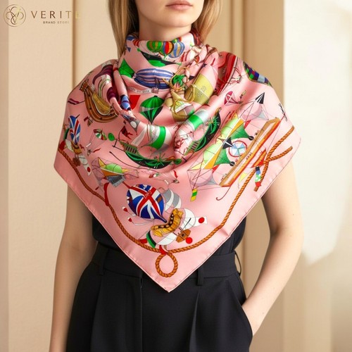 Rare vintage hermes silk scarf - silk,