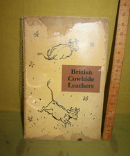 Saddlers leatherworkers Harness makers British Cowhide leathers book by Leather