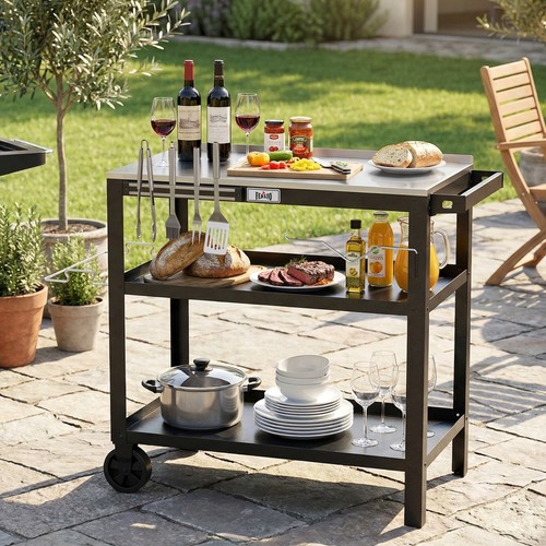 Feasto movable grill cart - movable,