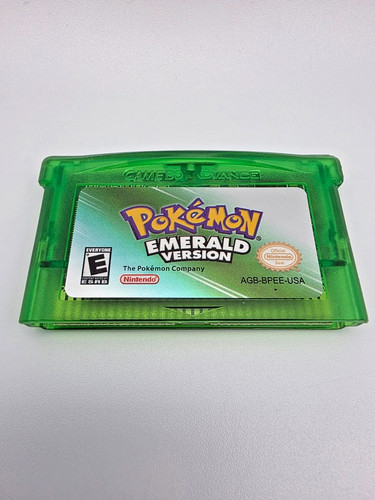 Game card emerald for pokemon - game,