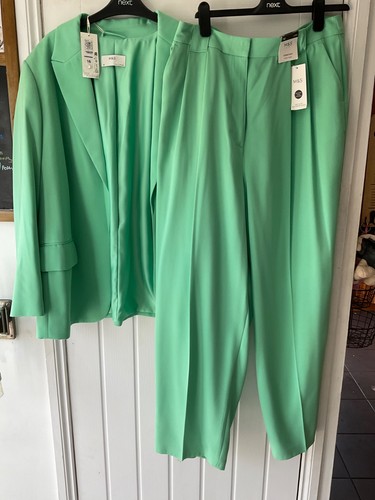 Ladies green suit new with - suit,