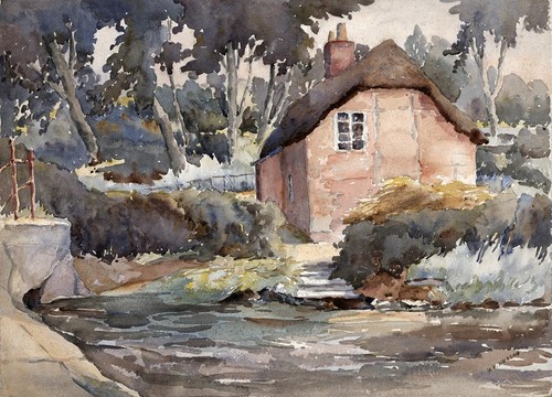 Watercolour painting h v - painting,