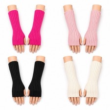 Women ribbed fingerless - ribbed,