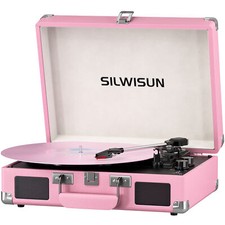 Pink Vinyl Record Player 3