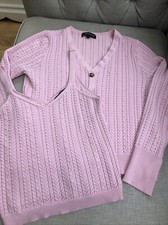 Twin Set Pink Crop Vest