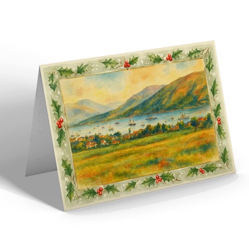 Xmas notelet the - xmas, &