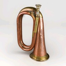Vintage military bugle mayers - military,