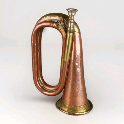 Vintage military bugle - military,