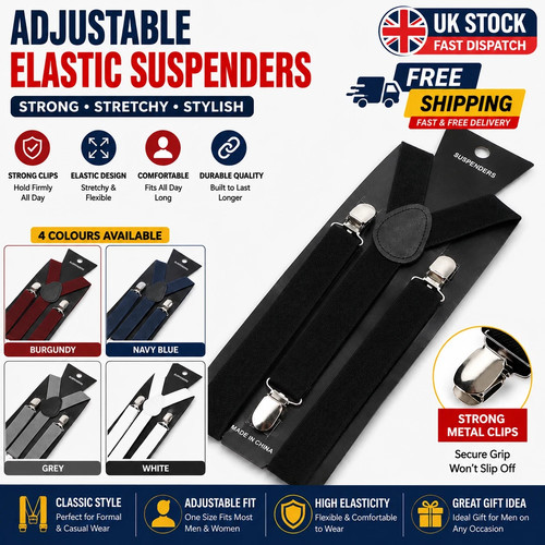 Mens elasticated heavy - elasticated,