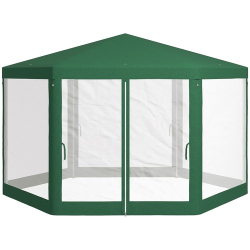 Powder coated steel gazebo - powder-coated,