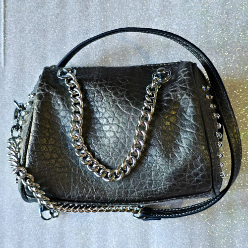Grey pebbled leather - pebbled,