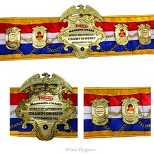Premium RING MAGAZINE AWARD Belt Heavyweight CHAMPIONSHIP World Title Boxing New
