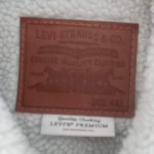 Levi sherpa trucker denim - sherpa,