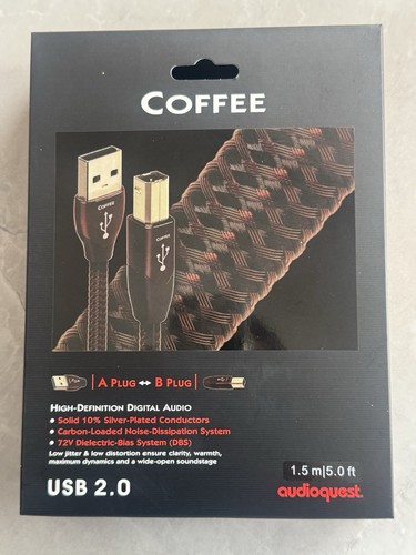 Audioquest coffee usb b - usb, a