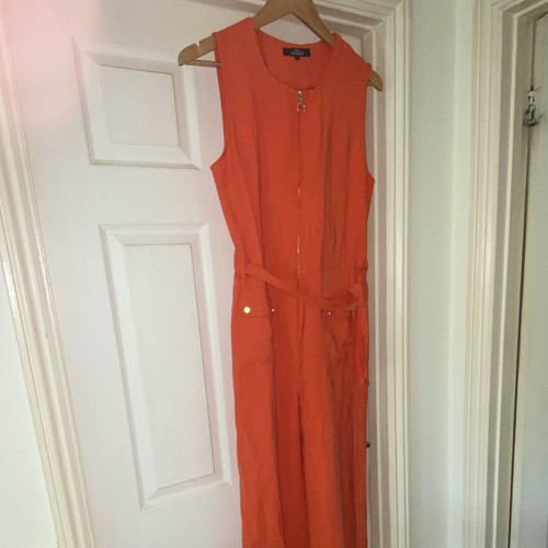 Next orange sleeveless zip - sleeveless,