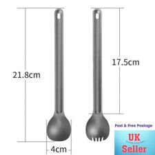 Titanium Spork or Spoon Long Handle Camping Outdoor Lightweight Cutlery EDC