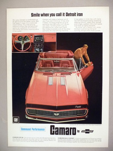 Camaro 350 print - ss, ad