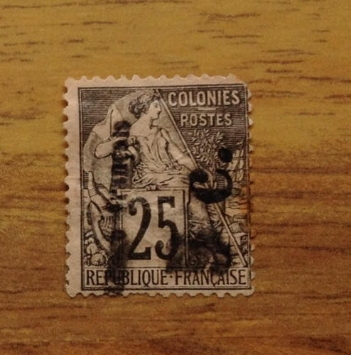 French colonies 1881 used - french,