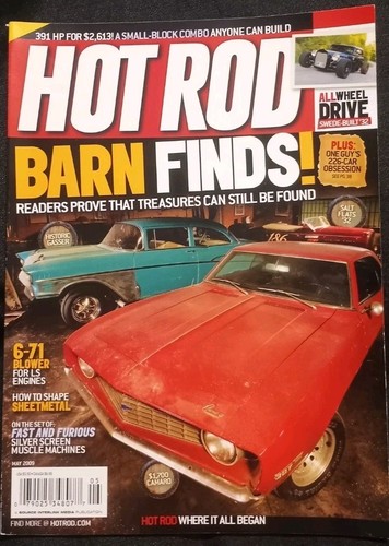 Hot rod magazine may - 2009, barn