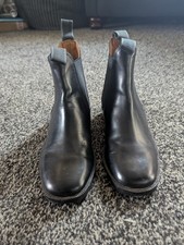 Loveson Black Leather Jodhpur