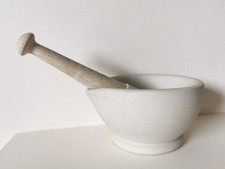 Vintage Pestle & Ceramic