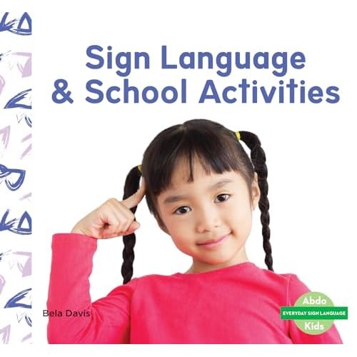 Sign language and - sign,