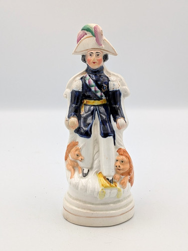 Staffordshire figure seated - staffordshire,