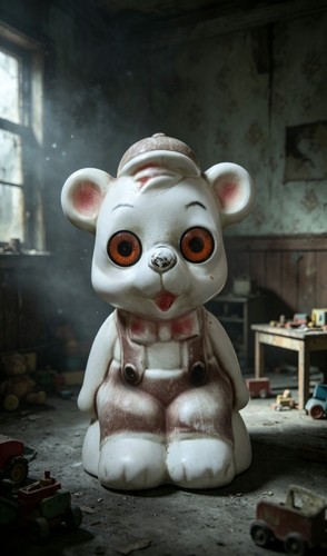 Haunted teddy bear - haunted,