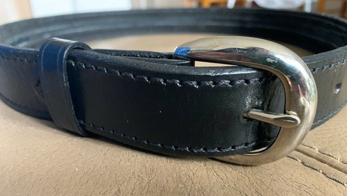 Aker black leather pistol - leather,